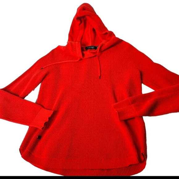 Lauren Ralph Lauren Women's Small Hoodie Waffle Knit - Picture 1 of 6